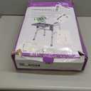 DMI Walker Tray, Rollator Tray, Mobility and Walker Accessory Tray Table Fits Most Standard Walkers, Folding with Two Cup Holders and Tool Free Assembly, 16 x 11.8 inch (Gray)