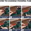 Electric Cigarette Rolling Machine Automatic Roller Maker Portable Household Auto Cigarette Injector Machine 3 in 1 for King/Regular Slim 100s Size Cigarettes Pre Roll Cones (Gray)