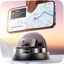 LISEN Car Phone Holder, 360° Rotatable Dashboard Cell Phone Holder, Car Travel Essentials for Long Trips, Multifunctional Car Accessories Fit for iPhone 16 Pro Max/15/14/13/12/11, Samsung (Black)