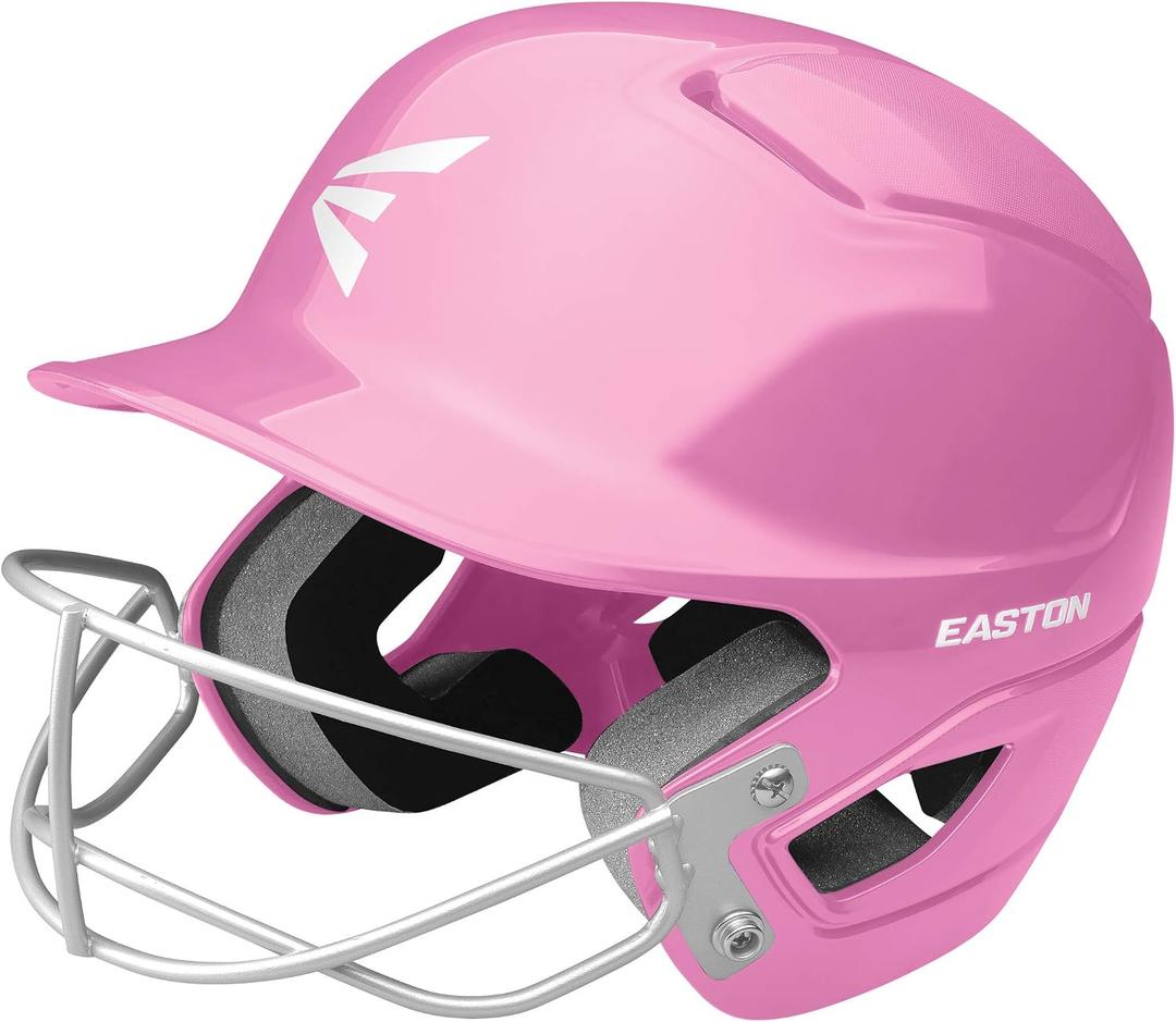 Easton | Alpha Batting Helmet with Facemask | T-Ball/Fastpitch Softball | Pink, Medium/Large