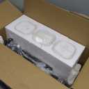 3-Lights Bathroom Vanity Light Fixtures, Modern Black Vanity Lights Over Mirror with Clear Glass Shade for Bathroom, Wall Mounted Lamp for Bedroom Hallway Living Room