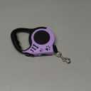 Retractable Dog Leash with USB Rechargeable Flashlight for Night Walks, 16FT Automatic Telescopic Tractor Dog Leash for Small and Medium Dogs, Purple