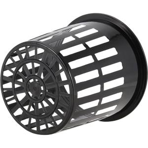 Plastic Net Cups, Hydroponic Cups Mesh Pots with Pen and  Plant Labels Slotted Mesh Cup Plant Net Cups Wide Lip Bucket Baskets for Indoor or Outdoor Growing, 4 Pcs 