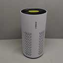 Air Purifiers for Home Large Room Cover Up to 1500 Ft with True HEPA Filter, 20dB Sleep Mode, 360 Air Intake & Outlet, Air Cleaner for Bedroom Pets, 7 Color Light, HAP604, Pure White