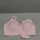 DEANGELMON Seamless Bras for Women No Underwire Comfortable Push Up Bra V Neck Wireless Bralette Full Coverage Wire Free (Medium, Black+pink+coffee)