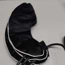 S Cervical Neck Traction Device for Neck Pain Relief - Inflatable Neck Stretcher Collar for Decompression - Best Home Use Neck Brace Pump (Black Plush)