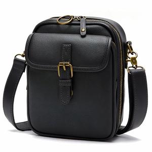 Small Crossbody Bags for Women Vegan Leather Messenger Purses, Vintage Wallet Anti Theft Shoulder Handbags with Card Slots (Black)