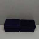 6Pcs jewelry gift boxes Velvet jewelry set boxes bulk for women Bule Necklace gift box Ring Earrings Pendant large gifts box Flannel Jewely case for Traveling Wedding Engagement Birthday