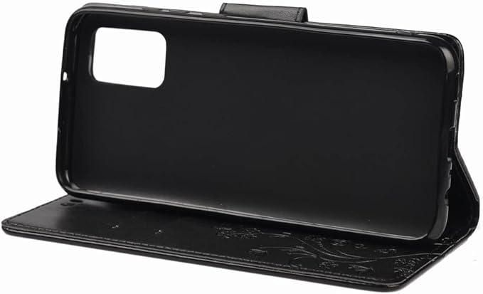Klapber Phone Case for Xiaomi Poco F3 Case, Xiaomi Poco F3 Leather Wallet Case with Card Slot Holster & Kickstand, Slim Soft TPU Silicone Shell Flip Cover for Xiaomi Poco F3, Black