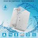 Outdoor Waterproof Electrical Box Junction Box Weatherproof IP67 ABS Plastic Enclosure Switch Router Project Box Electronics DIY Enclosure With Mounting Plate Wall Bracket Grey 8.6"x6.6"x4.3"