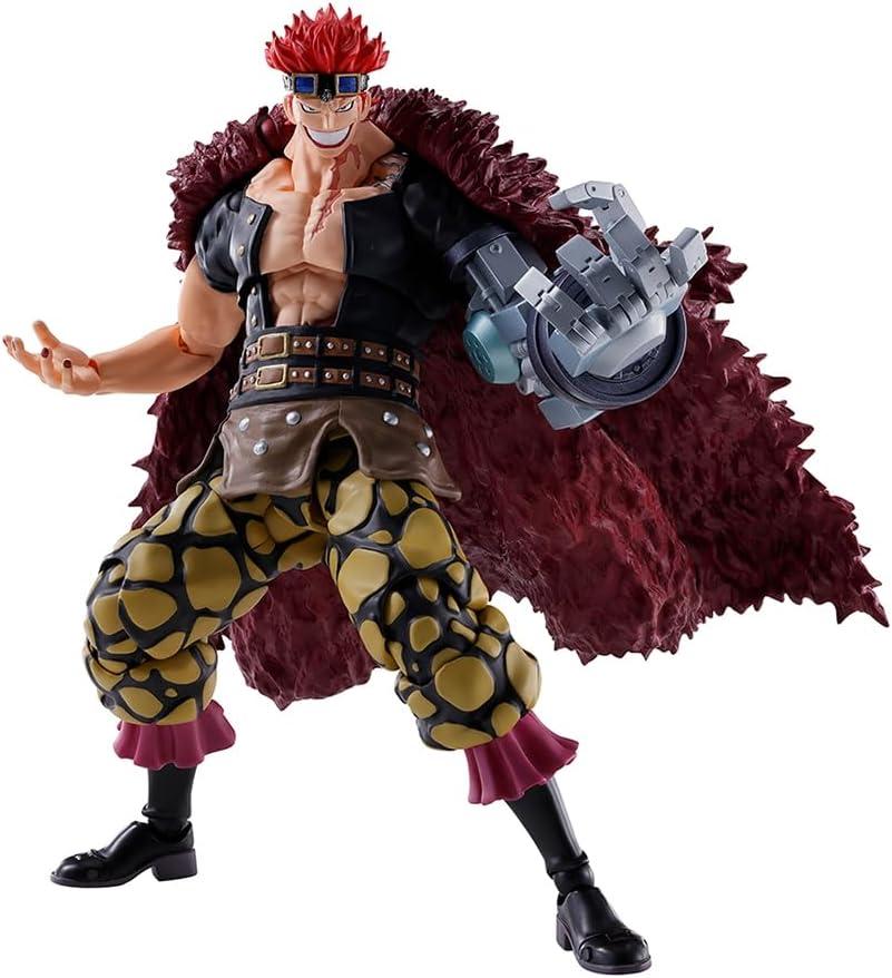 TAMASHII NATIONS - One Piece - Eustass Kid -The Raid on Onigashima-, Bandai Spirits S.H.Figuarts Action Figure (Red)