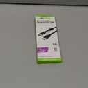 CellCandy Extended Length Charge and Sync Cable - Black, 6.5 