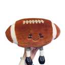 XIZHI 12" Cute Football Plush Toys Soft Stuffed Sport Throw Pillow Plush Ball Gift for Kids Birthday and Christmas Decoration (Rugby)