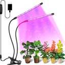 bseah Plant Lights for Indoor Plants, Full Spectrum Grow Lights, Auto ON & Off, Dimmable Lightness (1 Pack)
