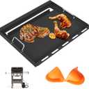 6787 Spirit 300 Full Size Griddle Insert for Weber Spirit I & II 300 Series Grill Accessories Spirit E-310 E-320 E-330 S-310 SP-310, Spirit 2 E310 S-310 Flat Top Griddle, Carbon Steel for 7638 7639