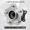 Vurkcy Rear Wheel Bearing Hubs Assembly Fit for 07-18 Nissan Altima, 09-19 Maxima, 15-19 Murano, 13-19 Pathfinder, 13 Infiniti JX35, 14-19 Infiniti QX60, 11 Mitsubishi RVR, 5 Lugs, OEM 5123881PCS