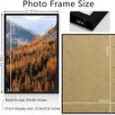 Picrit 24x36 Black Poster Frame, Wall Mounting Picture Frame for Gallery Wall, Vertical and Horizontal Hanging, 1 Pack
