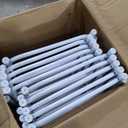 Flash Furniture Hercules Set of 10 Indoor/Outdoor Heavy-Duty Plastic Folding Chairs, Foldable Commercial Stacking Chairs with 650-lb. Static Weight Capacity, White