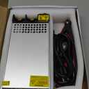 AC to DC 24V 125A 1500W Power Supply,Universal SMPS Switching 110V to 24V Converter Transformer Driver Adapter for DIY,RV,Pump,LED Strip,LCD Monitor(DC24V-62A-1500W)