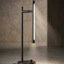 15 in. Indoor Black Integrated LED Table Lamp