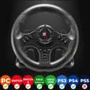 SUBSONIC - Superdrive SV450 Steering Wheel. Racing Wheel with Pedals and Shifters. Diameter 23 cm, 180 Rotation Angle - For Xbox Series X/S, Switch 2 / Switch, PS4, Xbox One and PC - Black