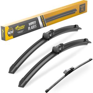 Raidbee 22"+20" Windshield Wiper Blades with 9" Rear Wiper Blade Automotive Replacement Set for Ford Bronco Sport 2021 2022 2023 2024  Genuine OEM Quality (Set of 3)