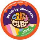 Crazy Cups Decaf Flavored Hot or Iced Coffee, for the Keurig K Cups 2.0 Brewers, Death By Chocolate, 22 Count (EXP 04/28/28)