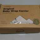 KeaBabies Baby Wrap Carrier  All in 1 Original Baby Carrier Newborn to Toddler Sling, Easy to Wear, Hands Free Bonding, Lightweight, Breathable Infant Wraps (Stone Gray)