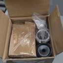 Modern Black Curtain Rods for Windows 16 to 28 Inches Adjustable Length Heavy Duty 1" Diameter Window Curtain Rod with Decorative Finials for Outdoor Farmhouse Bedroom Kitchen Living Room