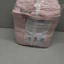 UBBCARE Storage Cubes 11 Inch, Cotton Rope Woven Baskets for Organizing, Cube Storage Bin for Baby Nursery, 4-Pack Square Toy Storage Baskets for Shleves Organizer, Closet, Kidsroom, Pink