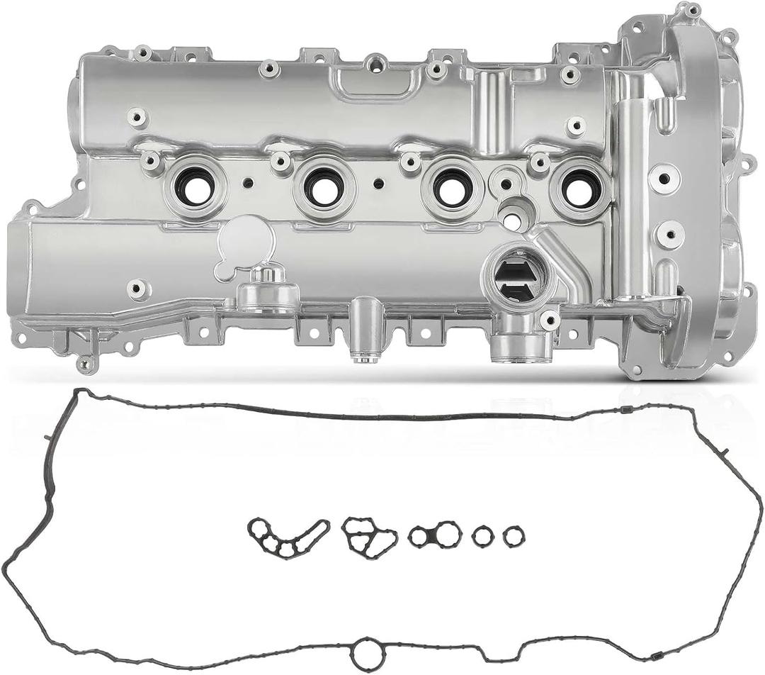 A-Premium 2.0L/2.5L Aluminum Engine Valve Cover Compatible with Chevy Malibu, Impala, Colorado, Blazer & GMC Acadia & Buick LaCrosse, Regal, Envision & GMC Canyon & Cadillac ATS
