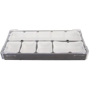 Waterproofs Watch Parts Storage Box with 5 Compartments Shockproof Organizer Case for Small Accessories Screws Jewelry for Watchmakers Technicians Enthusiastsand Enthusiasts