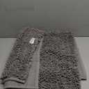 Yimobra Large Bathroom Rugs Non Slip Washable 36x24 Inch - Ultra Soft Absorbent Chenille Bath Mat, Quick Dry Shaggy Floor Carpet for Tub Shower, Gray Home Decor Accessories (Grey)