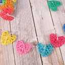 KESYOO Lndoor Light Heart Decorative Light Heart Fairy s Cute Room Decor Party Hanging s Valentines Day Decor Garden Outdoor -Shaped Wooden (2.5M)