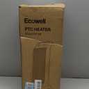 ECOWELL Space Heater for Indoor Use, 1500W Fast Heating Ceramic Electric Heater with Thermostat, 18" Small Space Heater, 3 Modes, Tip-Over Protection,Portable Heater for Home Office Bedroom, EHT180