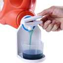 Laundry Detergent Dispenser Cup Holder & Nozzle Force-Saving Switch, Drip Catcher, Soap Dispenser, Room Organization and Storage