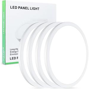 AMKI 4Pack 8 Inch Led Ceiling Light Flush Mount,Super Slim18W 6000K Daylight White Super Bright Flat led Light,Ultra-Thin Round Light Fixture for Bedroom, Kitchen, Dining Room,Garage,Living Room