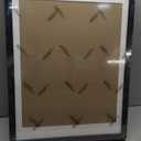 A PLUS MAX 18x24 Picture Frame Set of 6, Engineered Wood Frame Display Photo 16x20 with Mat or 18 x 24 without Mat, 18by24 Frame with Black Wood Grain for Wall - 6 Pack/Black/18 x24