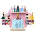 Taladad for TonieBox and Tonie Shelf Cloud,Tonies Storage for 12-20 Tonie Figures Characters Magnetic Wall Shelf for Tonies Toniebox, Charging Station (Pink)