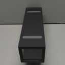 CnengSthy Dusk to Dawn Sensor Outdoor Wall Lights, Aluminum Modern Outdoor Wall Sconce, Anti-Rust Waterproof Square Cylinder Wall Lantern Exterior Up Down Light Fixtures Matte Black[UL Listed]