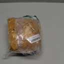 Lecloud Leia Dark Gold Sheer Kitchen Curtains 36 Inch Length, Breathable Clip Textured Leaf Cafe Bedroom Voile Curtain Tiers, Dual Rod Pockets Jacquard Bathroom Bedroom Drapes, 40 W x 36 L