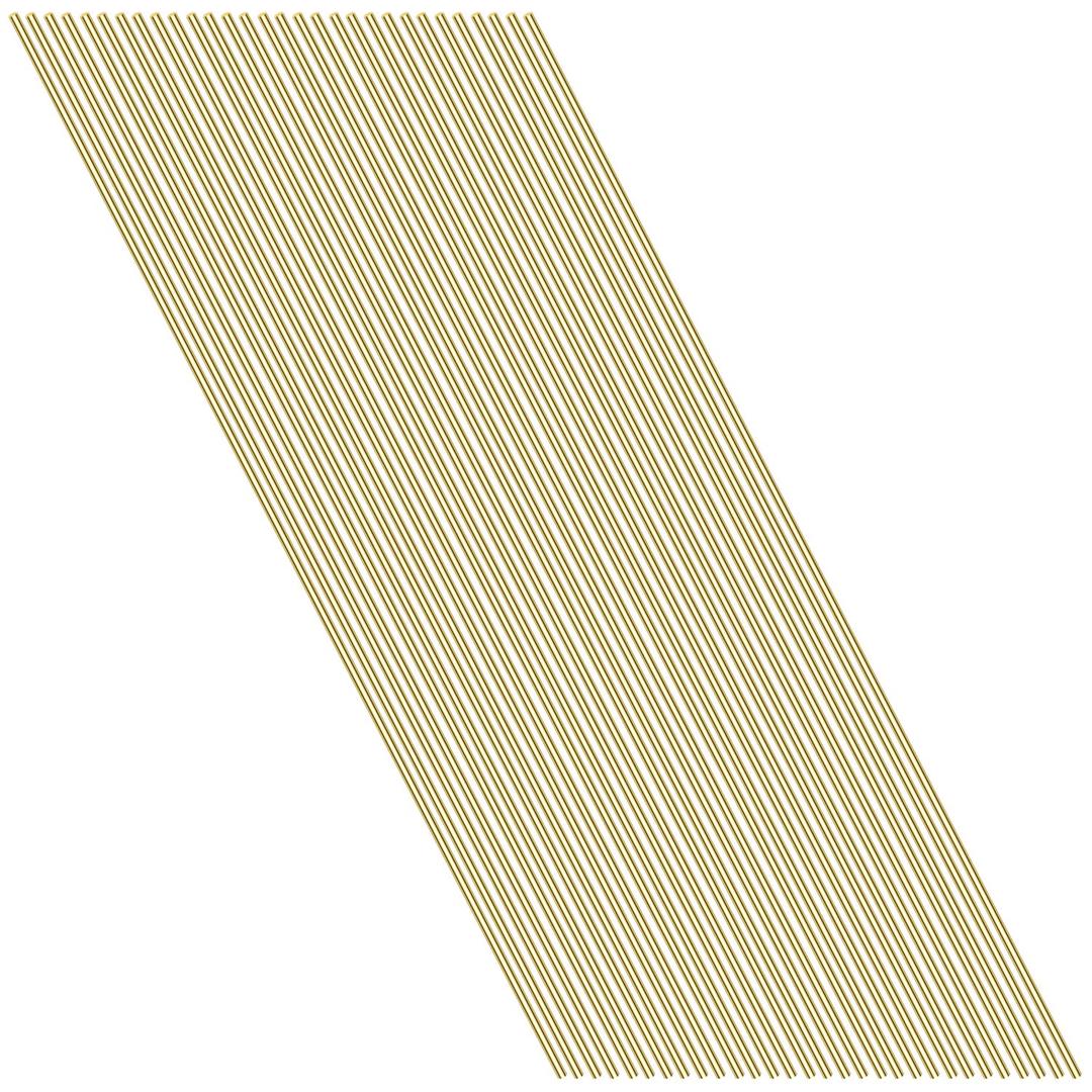 20 Pieces 2mm Brass Round Rods, Sutemribor Brass Solid Round Rod Lathe Bar Stock, 2mm in Diameter, 305mm in Length