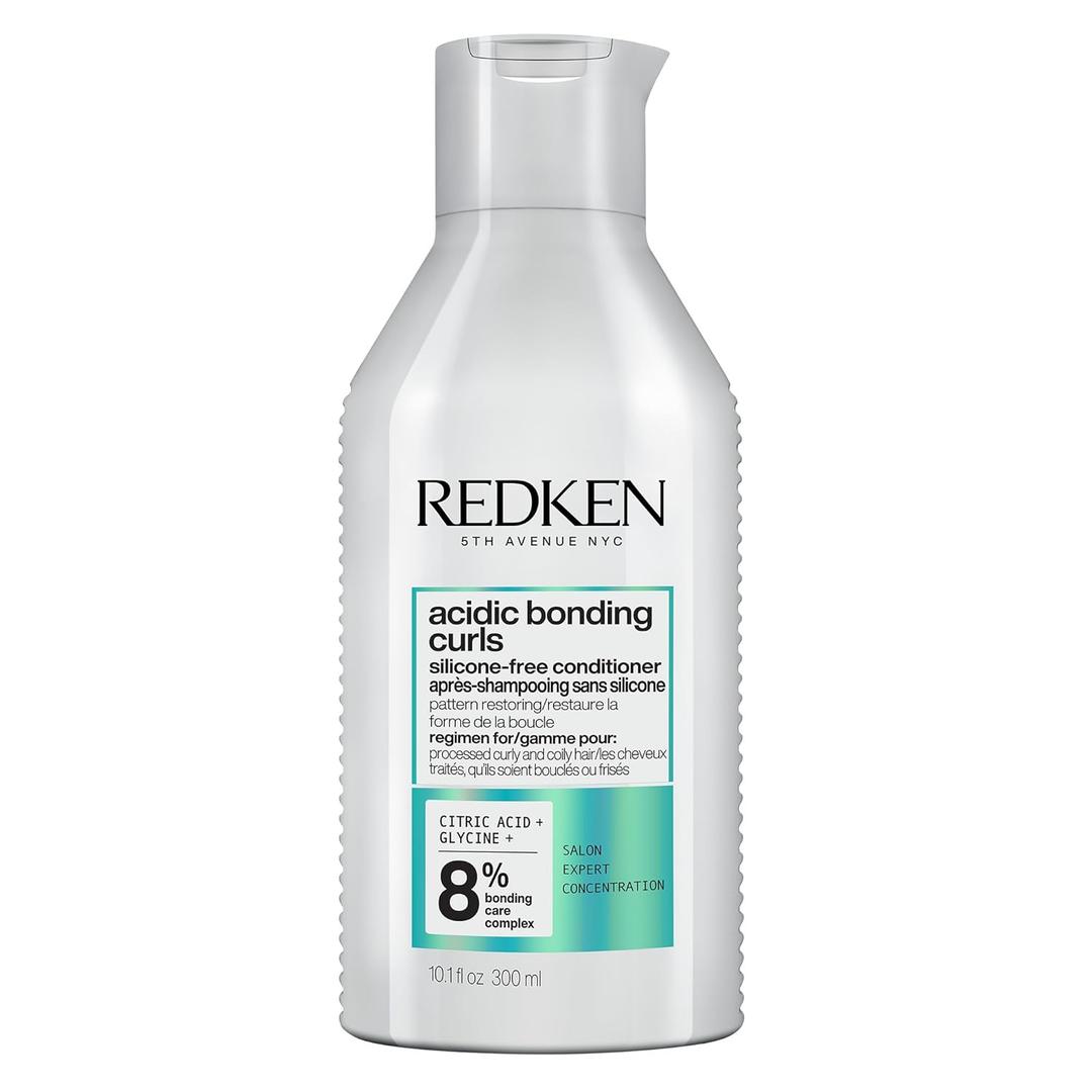 REDKEN Acidic Bonding Curls Conditioner For Curly Hair - Strengthen and Repair Damaged Curls, With Avocado Oil and Shea Butter, Silicone-Free (10.14 Fl Oz (Pack of 1))