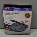 Vivicreate Tortilla Press Cast Iron 7.5 Inch, Heavy Duty Tortilla Maker, Roti Maker, Empanada Press, Dough Press for Tacos Flatbread Plantain, Mexican Kitchen Tool, Prensa Tortillas