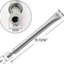 Tube Burner Replacement Parts for Broil King Baron, Broil-Mate, Grillpro and Other Gas Grills, 15 13/16 inch x 1 1/4 inch, Stainless Steel, Set of 4 KB861