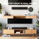 HDMI Sound Bar Smart TV, Home Theater Surround Sound Bars, TV Speakers Sounds Bar Bluetooth HDMI AUX OPT COAX USB Home Audio Surrounds Sounds System For PC Projector Game Movie/Music/News, Black