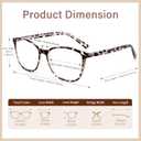 Madison Avenue TR90 Blue Light Blocking Glasses Anti Eyestrain UV Glare Blue Light Glasses for Women TV Phone Computer Gaming Eyeglasses (Black Tortoiseshell)