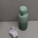 Momcozy Portable Milk Warmer for Travel  Dual Heating Modes for Breast Milk & Water, Portable Bottle Warmer with Fast Heating & Long Battery Life, 17 Ounces Large Capacity to Meet Your All-Day Needs (Green)