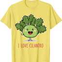 I Love Cilantro Day Funny Cilantro Lover T-Shirt 5-6 Y Yellow