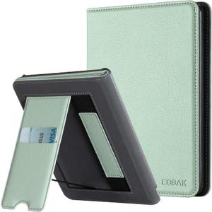CoBak Case for 6.8" Kindle Paperwhite 11th Gen 2021- Smart Cover with Auto Sleep Wake Feature, Lightweight, Slim, PU Leather, Sage